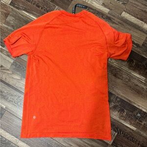 Lululemon Metal Vent Tech Orange Shirt